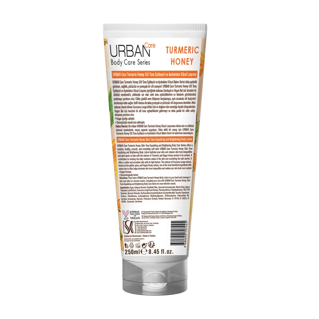 URBAN CARE TURMERIC HONEY BODY LOTION 250ML