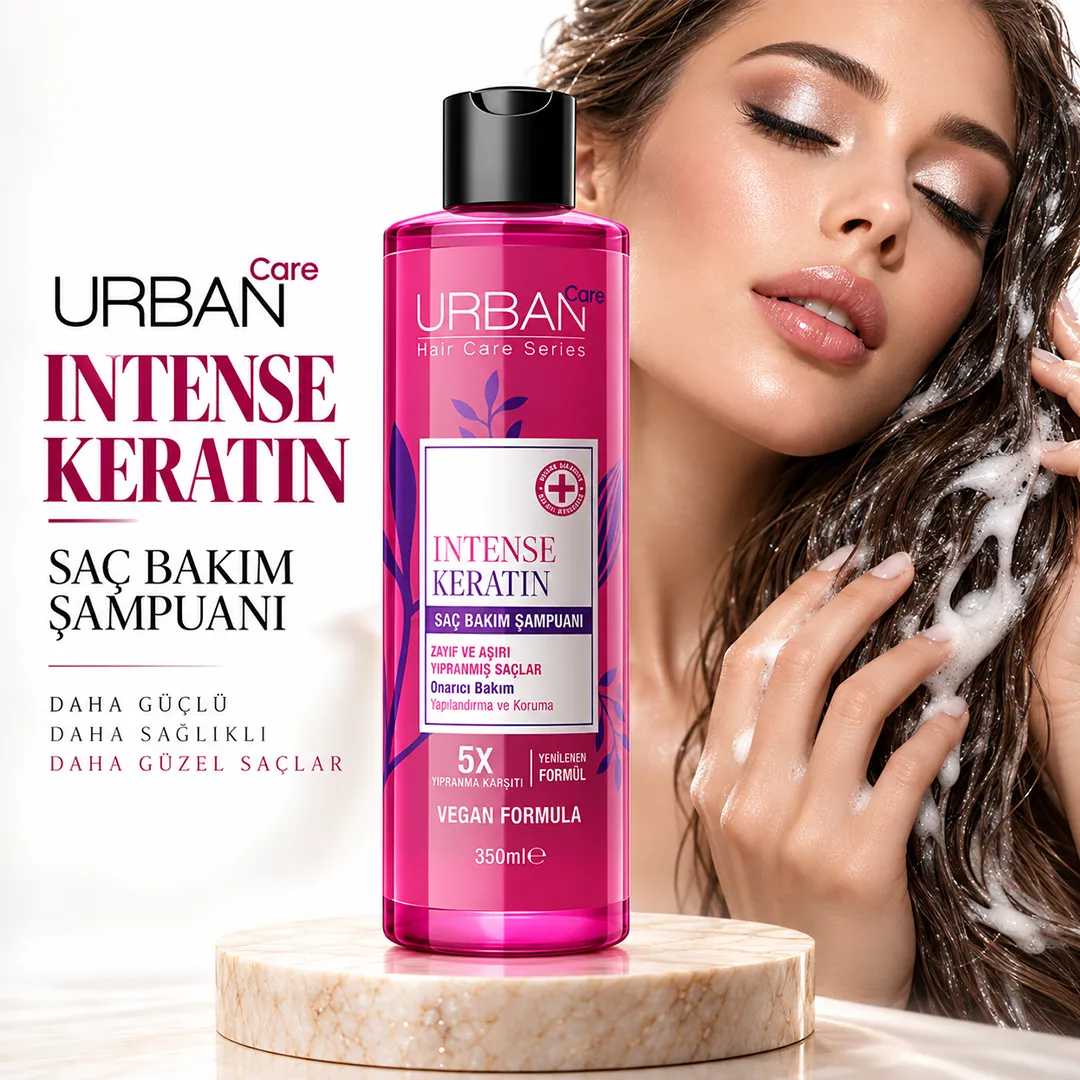 URBAN CARE INTENSE KERATIN SHAMPOO 350ML