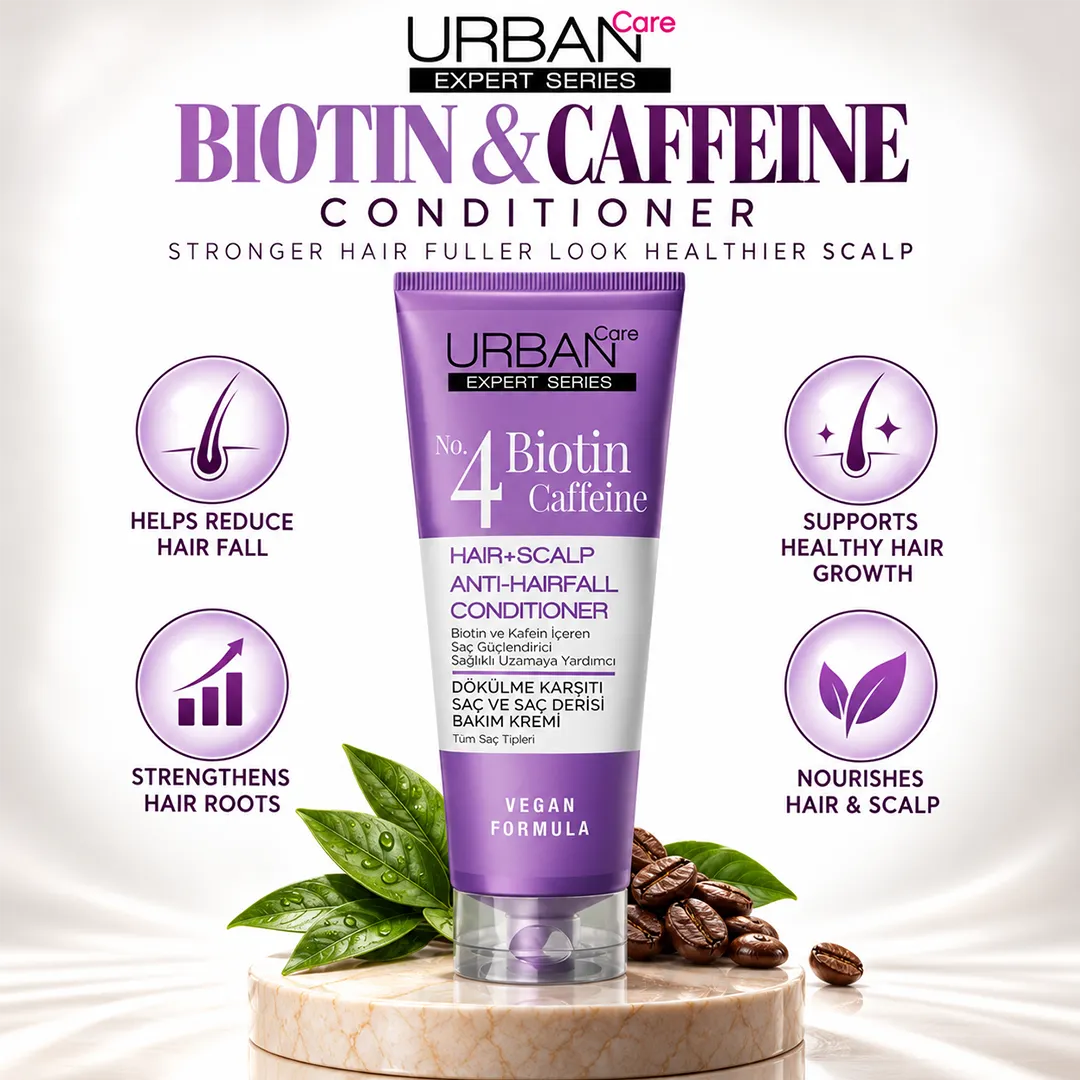 URBAN CARE BIOTIN & CAFFEINE CONDITIONER 200ML