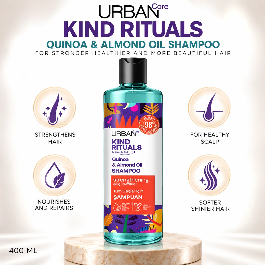 URBAN CARE QUINOA & ALMOND OIL SHAMPOO 400ML