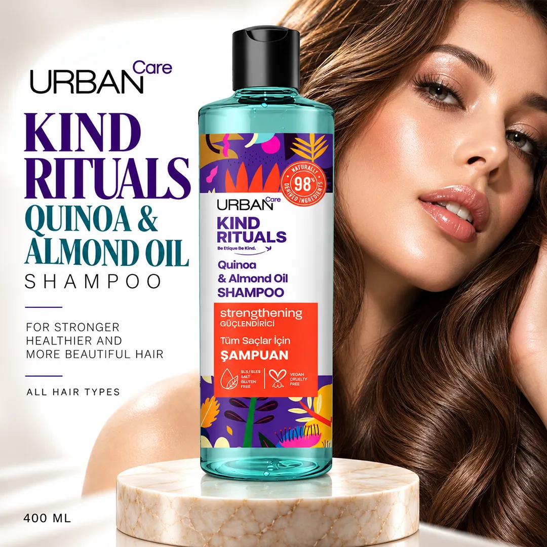 URBAN CARE QUINOA & ALMOND OIL SHAMPOO 400ML