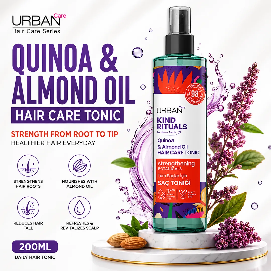URBAN CARE QUINOA & ALMOND OIL HAIR TONIC 200ML