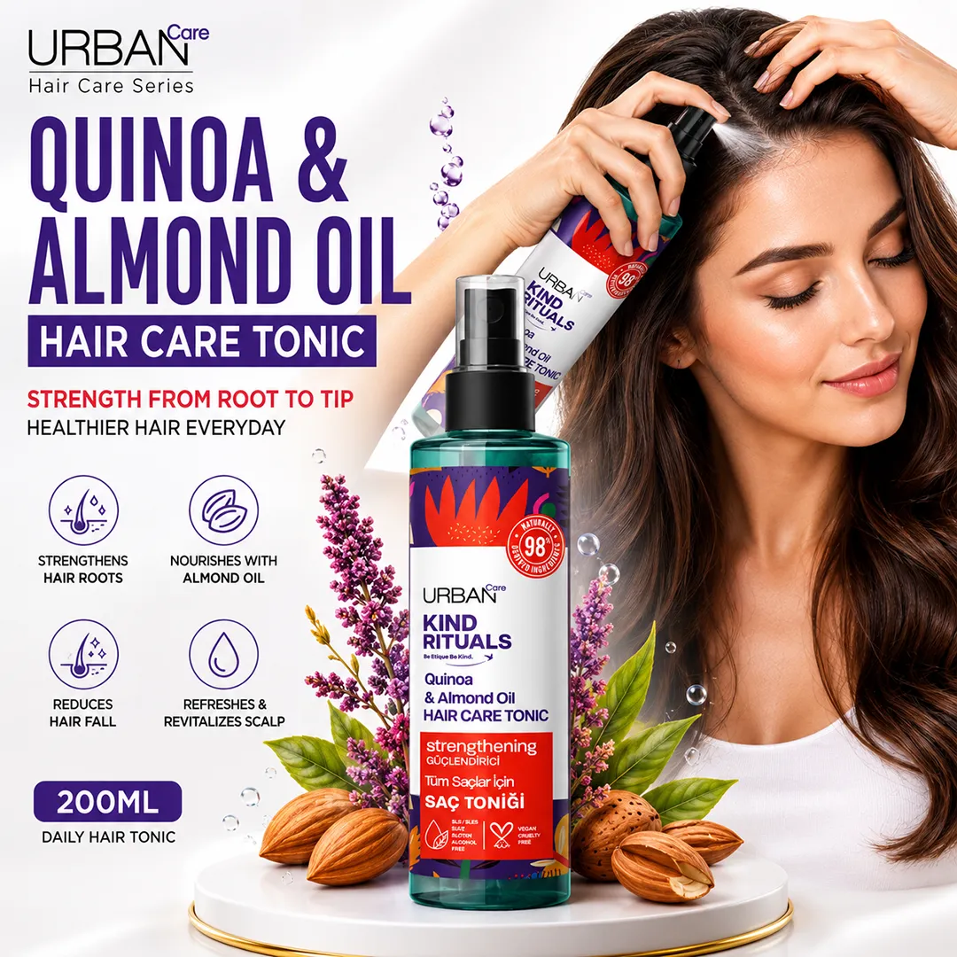 URBAN CARE QUINOA & ALMOND OIL HAIR TONIC 200ML