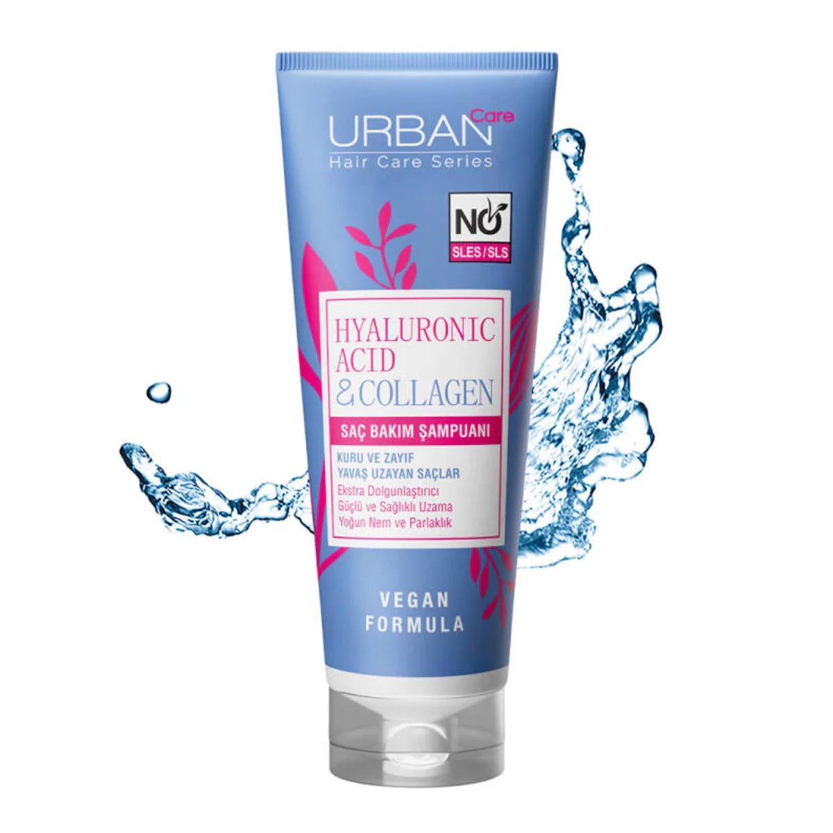URBAN CARE HYALURONIC ACID & COLLAGEN SHAMPOO 250ML