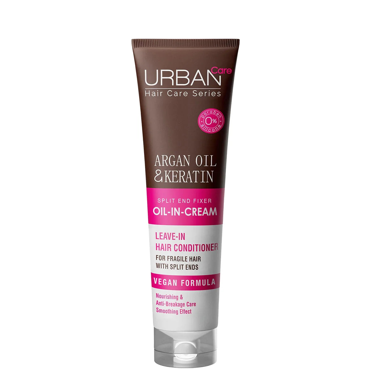 URBAN CARE ARGAN OIL & KERATIN OIL IN CREAM LEAVE IN CONDITIONER 150ML